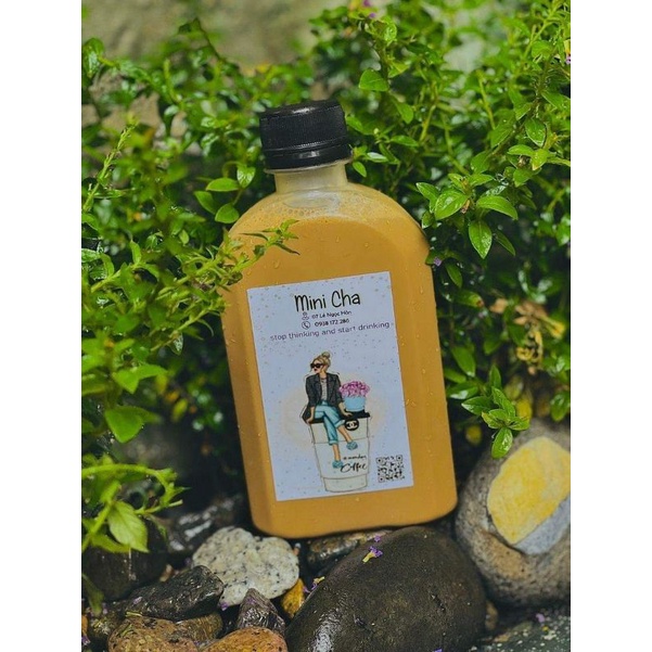 Bộ 100 Chai Nhựa Tròn/Vuông bầu/Vuông dẹp/Dẹp Ngang 330ml Miệng Nhỏ - Sản Phẩm Đã Kèm Nắp-Đựng Trà Sữa