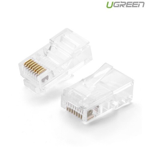 Hộp 50 Chiếc Hạt Mạng RJ45 Cat5e Ugreen 20331 (Hộp 50 Hạt) - Hàng Chính Hãng