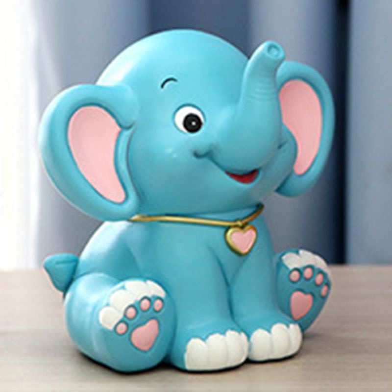 Ống Heo Tiết Kiệm Tiền Hình Chú Voi Hoạt Hình Dễ Thương