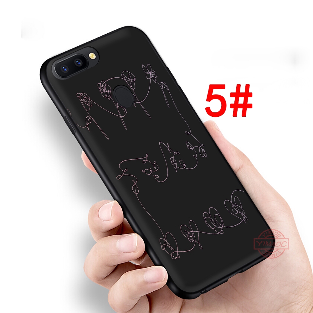 Ốp điện thoại chữ BTS love yourself cho OPPO A3S A5 A5S A7 A37 A39 A57 A59 A77 A83 F1S F3 F5 F7 F9 Pro