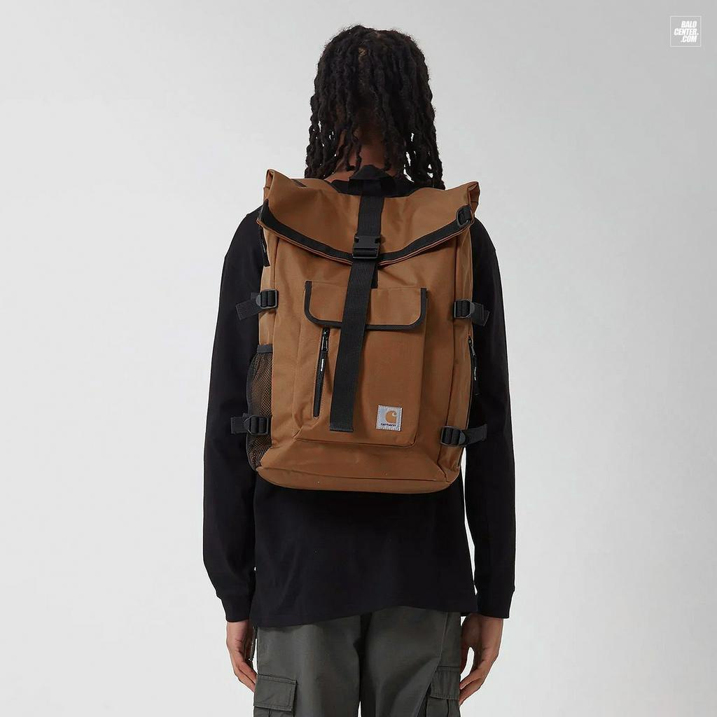 Balo Laptop - Balo Du Lịch Thể Thao Nắp Gập Thời Trang Unisex, Kiểu Dáng Basic Carhartt Wip Philis Backpack