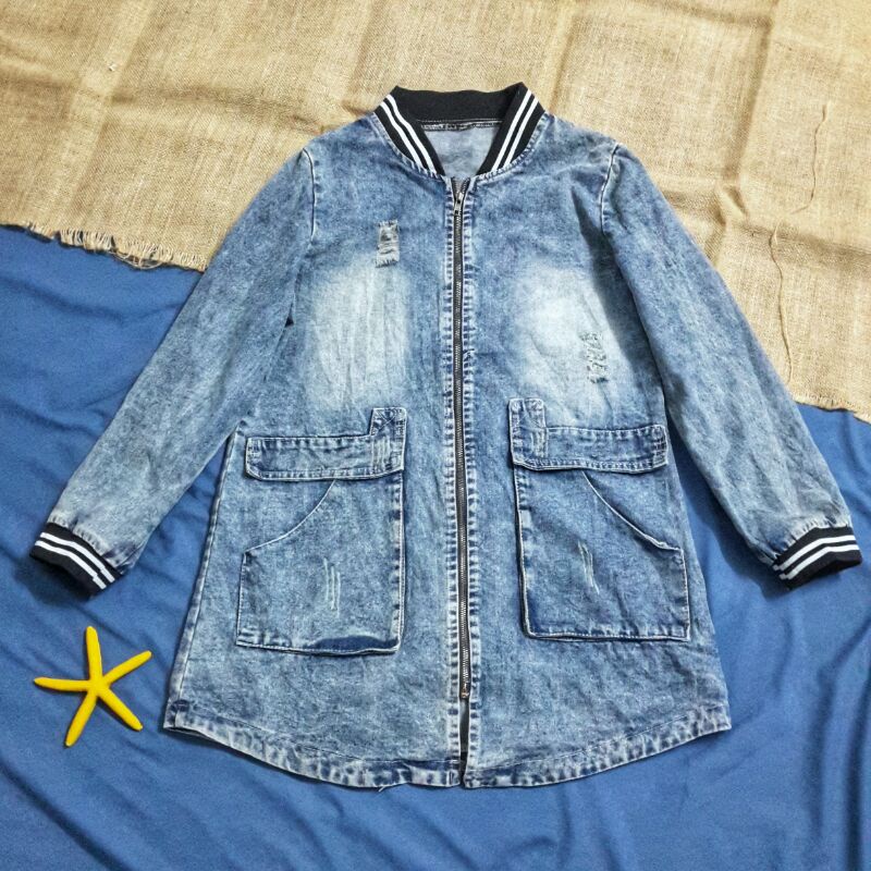 ÁO KHOÁC JEAN 2HAND