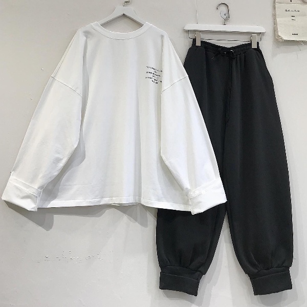 Quần Jogger Nữ Ống Rộng JEM CLOSET Cạp Chun Quần Jogger Nữ ATOM Màu Đen Thiết Kế Gập Ống Dáng Thể Thao Năng Động 2550