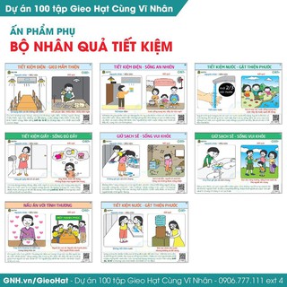 Tranh dán Nhân quả tiết kiệm cho bé rèn thói quen tốt
