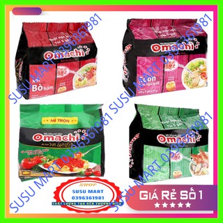 ComBo 5Gói-10Gói Mì Omachi Vị Bò Hầm, Sườn, Tôm chua cay,mì trộn xốt spaghetti