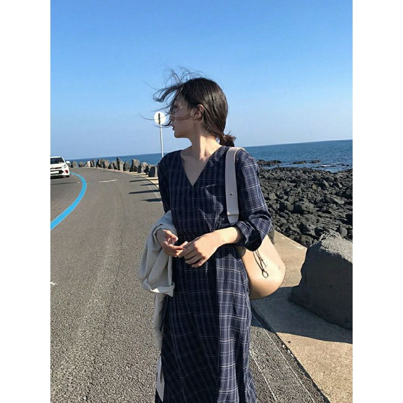 VÁY KẺ CARO SIÊU SANG