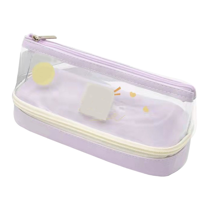 Túi Đựng Bút Bằng PVC Chống Nước Sức Chứa Lớn Tiện Dụng