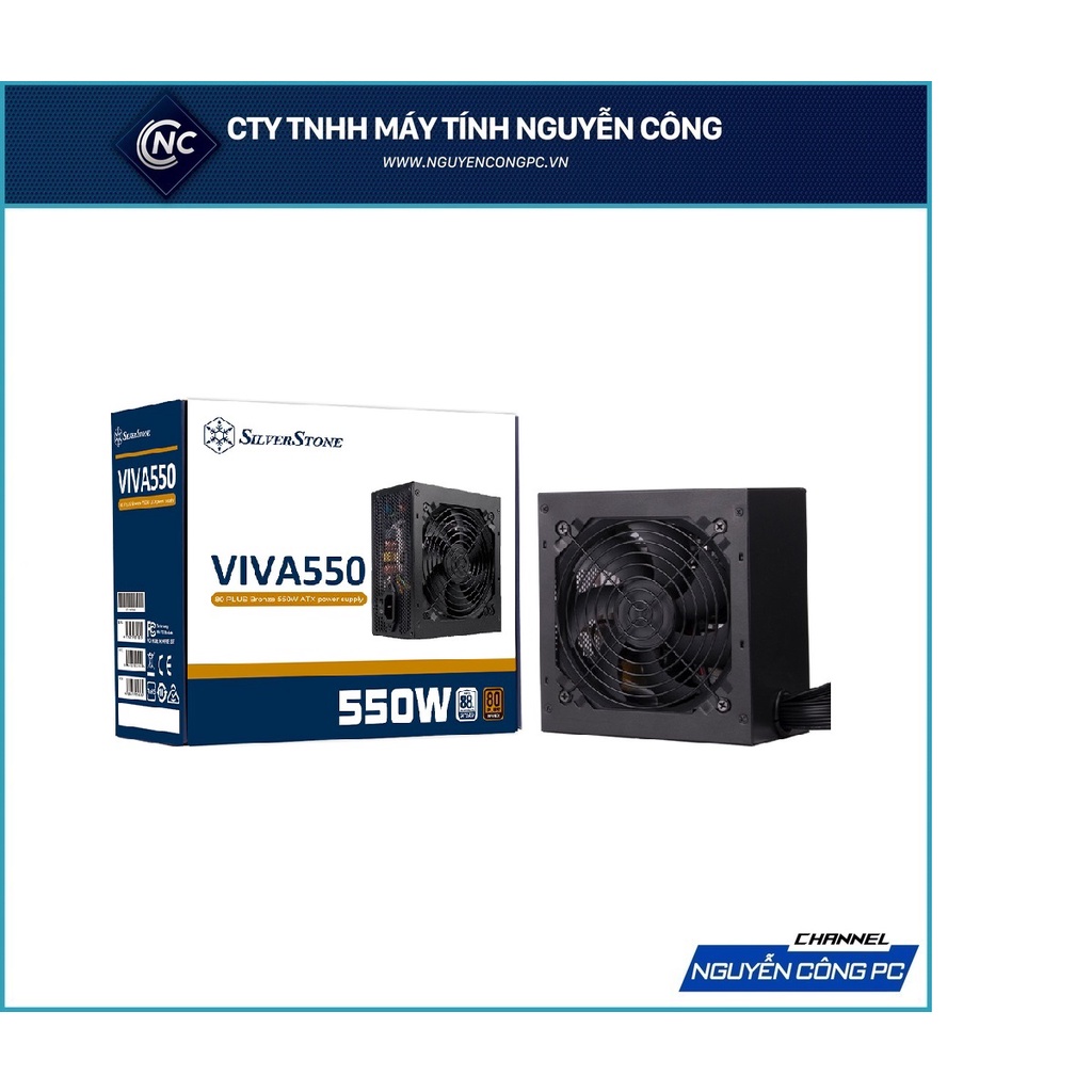 Psu máy tính SilverStone VIVA 550W 80 Plus Bronze