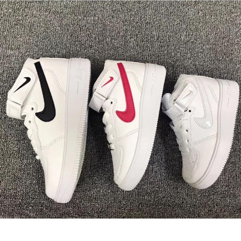 Giày thể thao Nike Air Force 1 Af1 bằng da lộn năng động dành cho bé WPH
