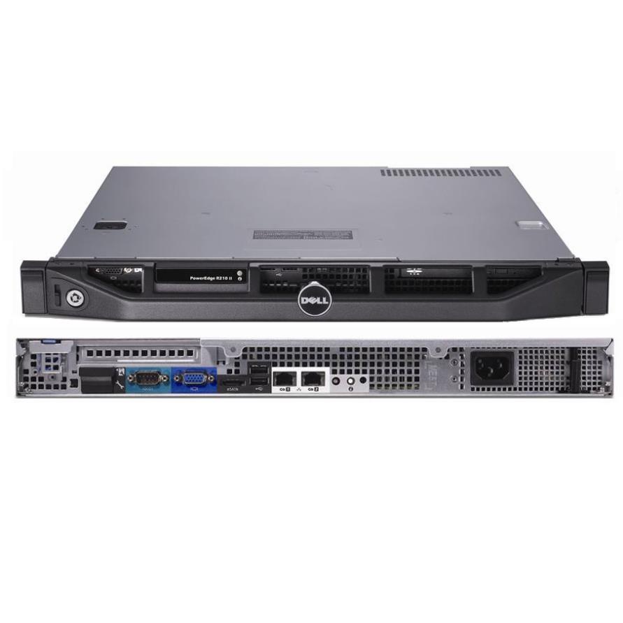 Máy chủ Dell PowerEDGE R210-II. Rack 1U. Nhiều tùy chọn cấu hình theo từng nhu cầu