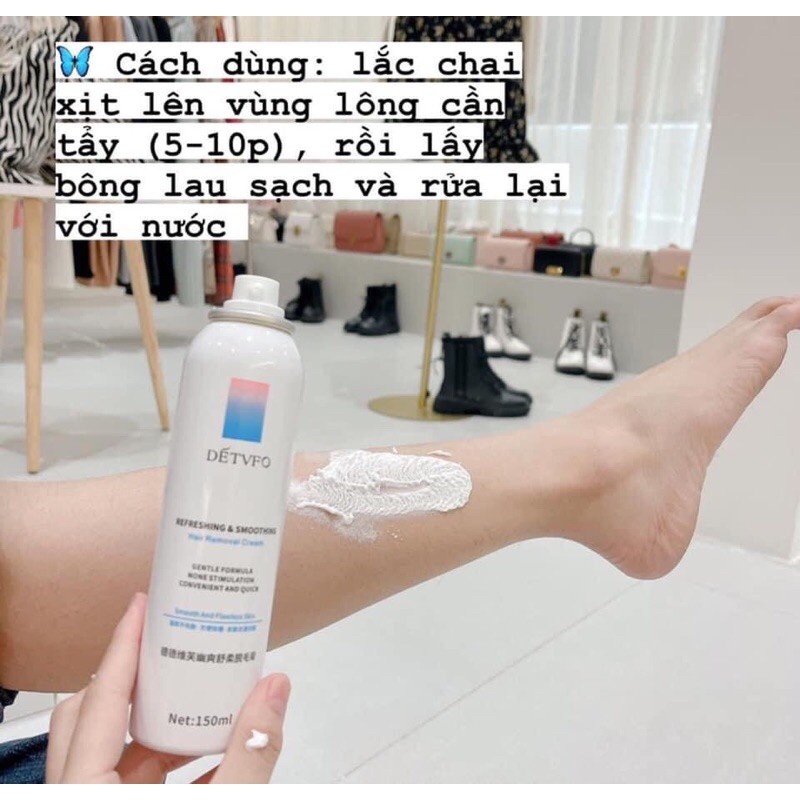 Xịt Tẩy Triệu Lông DETVFO hot | BigBuy360 - bigbuy360.vn