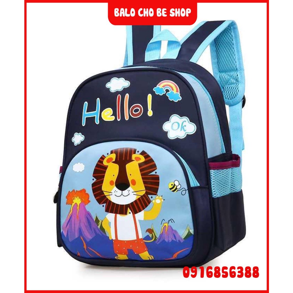Balo cho bé ,Ba lô Mẫu Giáo Nhà Trẻ bé trai bé gái từ 2 đến 5 tuổi, họa tiết siêu Anh hùng ,Công chúa