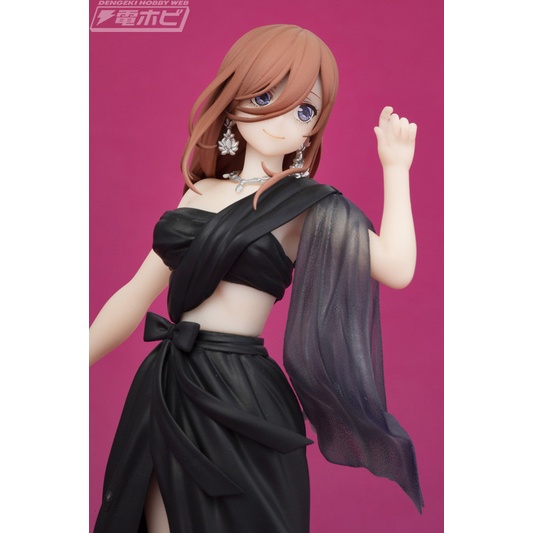 Mô Hình Chính Hãng Anime Gotoubun no Hanayome ∬, Nhà Có 5 Nàng Dâu, Nakano Miku, Kyunties, Bandai Spirits