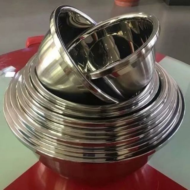 Thau tô trộn đồ inox 30 cm