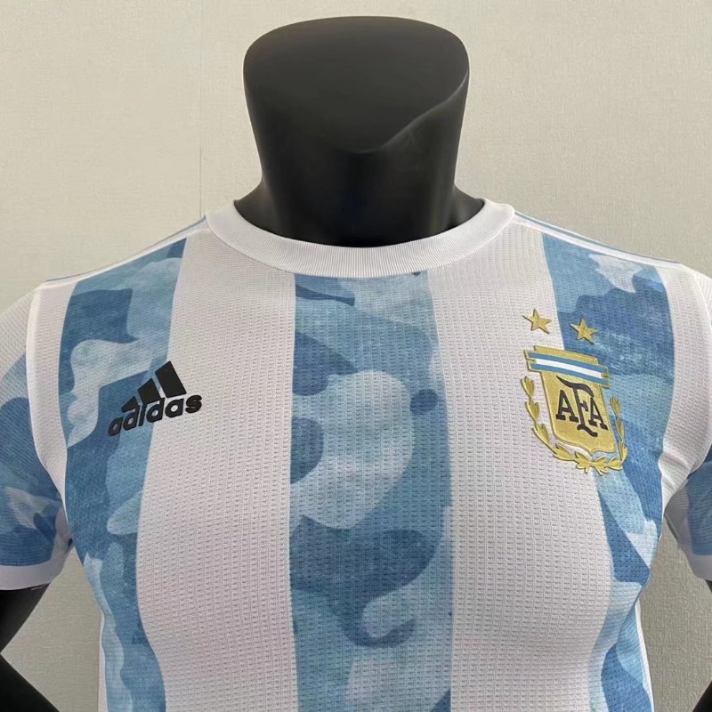 Áo Thun Thể Thao Đội Tuyển Argentina Size S-XXL 20-21