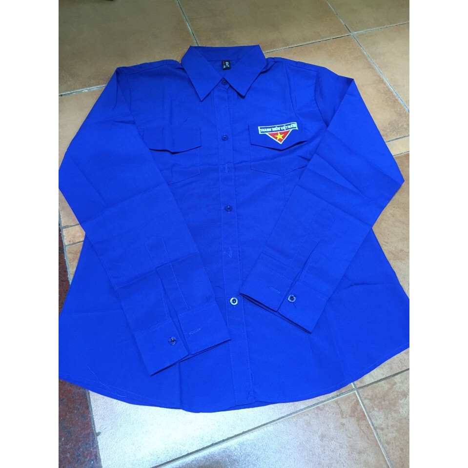 SỈ ÁO ĐOÀN THANH NIÊN NAM NỮ DÀI TAY CAO CÂP