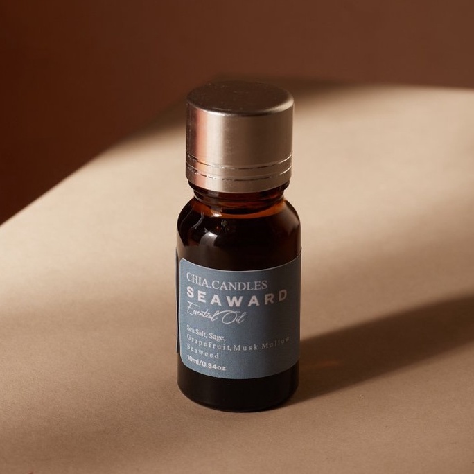 Tinh Dầu Phối Hương Chia.kandles Hương Muối Biển Seaward Xông Thơm Phòng, Làm Nến Thơm 10ml