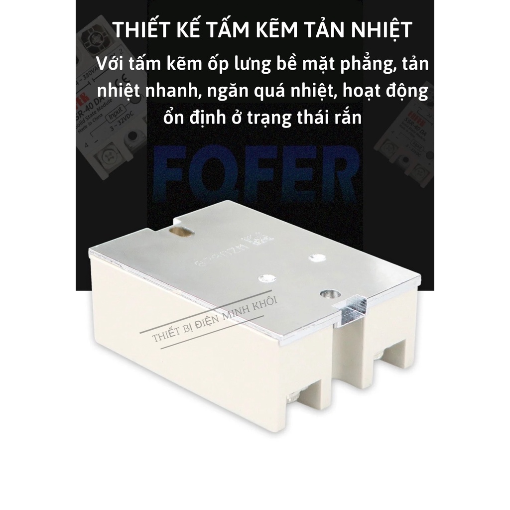 rơ le bán dẫn Fotek SSR-40VA-H,SSR-60VA-H,SSR-100VA-H,relay bán dẫn.relay rắn,solid state