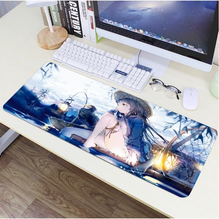 Miếng lót chuột cỡ lớn anime, chất lượng đẹp siêu bền, giặt sạch được