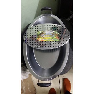 Khay inox om cá