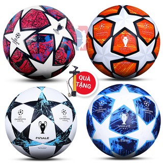 Banh Bóng Đá Champions League Bản 2020- Banh Bóng Đá Đúc Loại 1 - Size 5 - Tặng Bơm, kim bơm và túi lưới