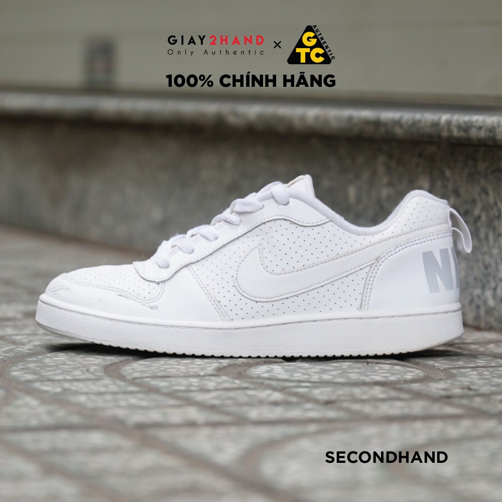 Giày Thể Thao NIKE COURT BOROUGH LOW 839985-100 CŨ CHÍNH HÃNG