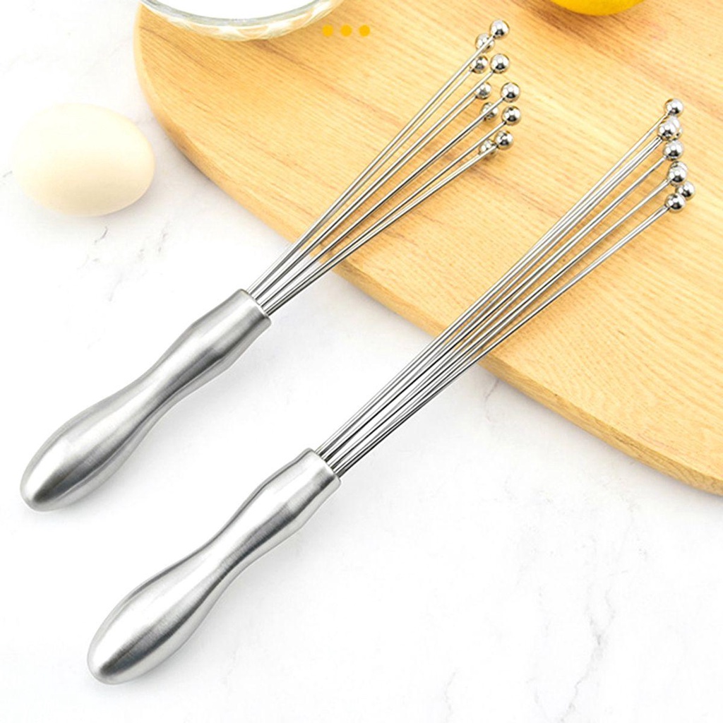 Dụng Cụ Đánh Trứng Mini Bằng Thép Không Gỉ