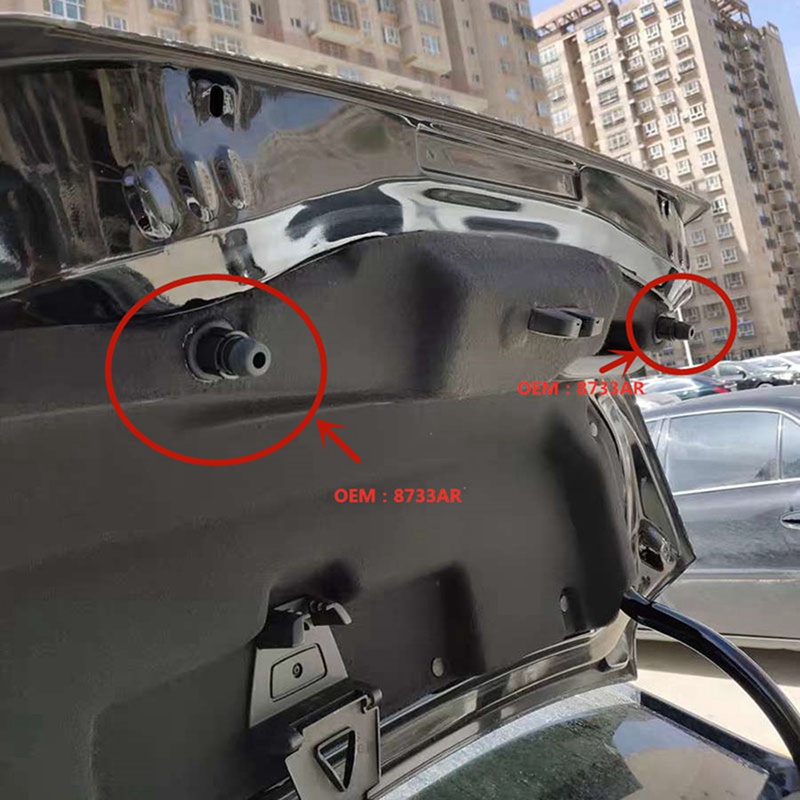 2 cái cho Peugeot 508 Pier cao su thân xe có thể điều chỉnh Dừng nắp ca-pô Bộ đệm cửa sau Khối giới hạn khối 8733AR 7908Y6