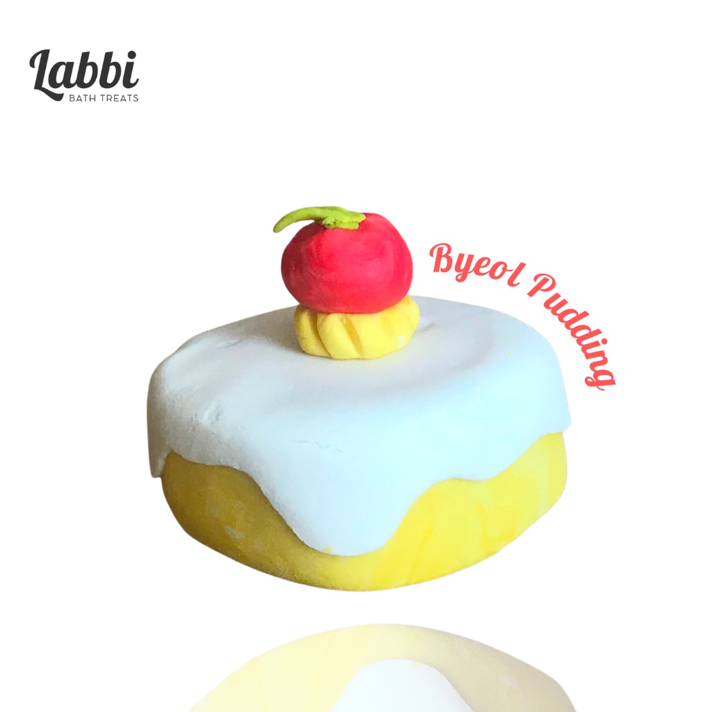 Bánh siêu tạo bọt bồn tắm BYEOL PUDDING [Labbi] Bubble Bar