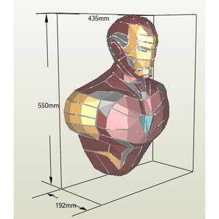 Mô hình giấy Iron man