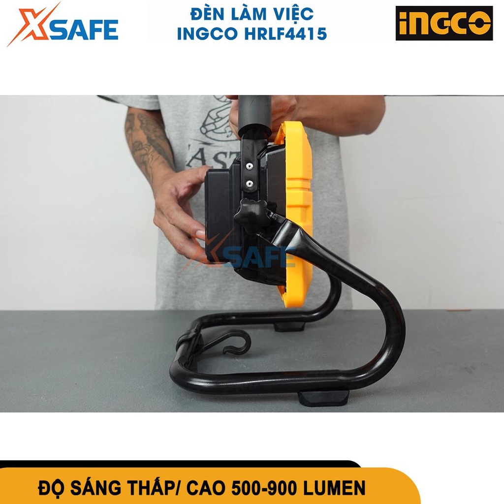 Đèn làm việc dùng pin 20V INGCO HRLF4415 đèn LED điện áp 3,6V chiếu sáng trong hầm tối, khu vực làm việc [CHÍNH HÃNG]