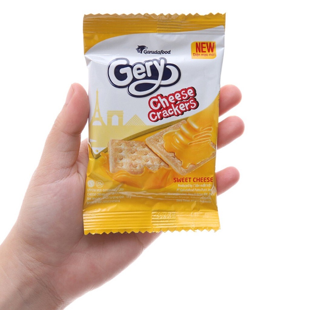 Bánh Gery Phô Mai Cheese Crackers Hộp 270g