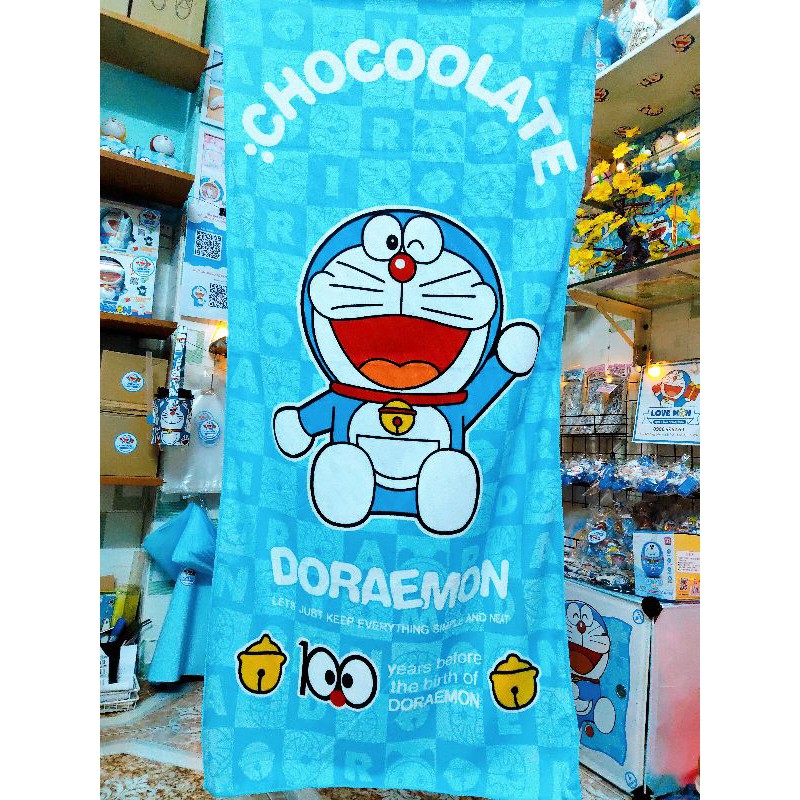 KHĂN TẮM DOREMON DORAEMON MỀM MỊN, SIZE LỚN CỰC THÍCH