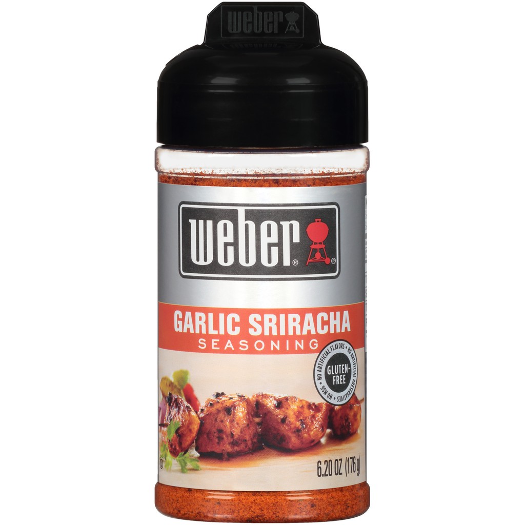 [ GIA VỊ ƯỚP ĂN KIÊNG ] GIA VỊ ĂN KIÊNG - GIA VỊ ƯỚP GARLIC SRIRACHA (cay) Weber 0 CALO , siêu thơm ngon 176g