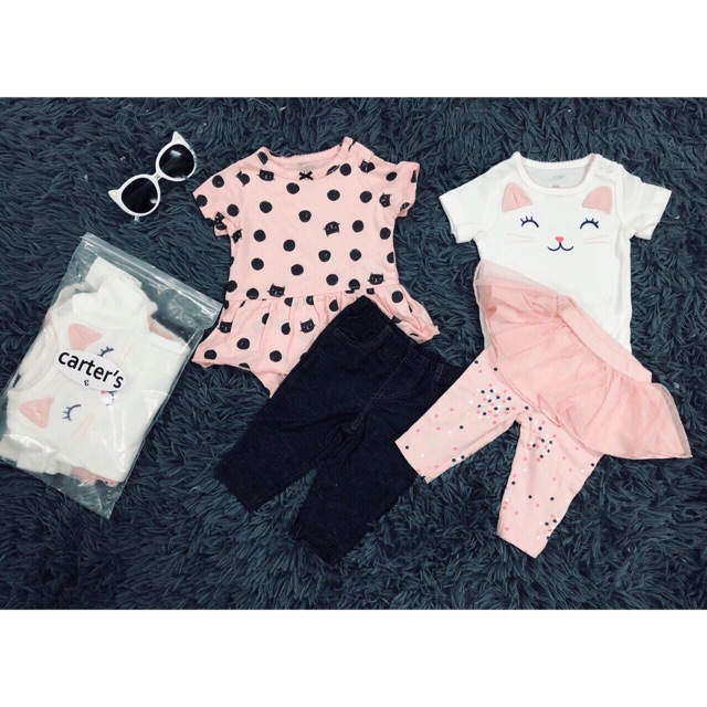 Set Bộ carter cho bé gái