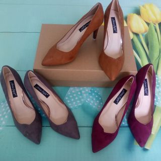 Giày cao gót 7 phân da lộn