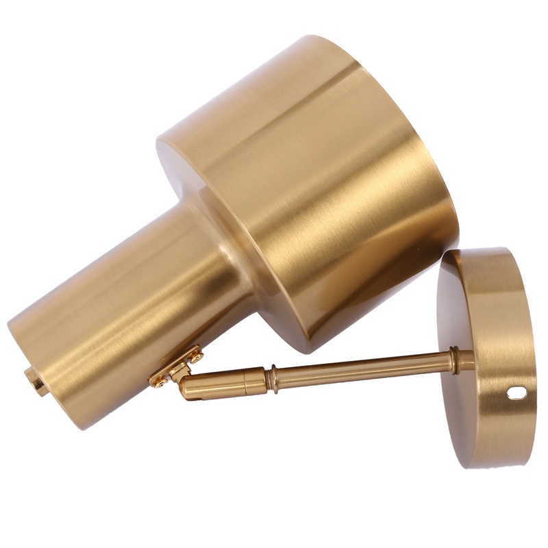 Đèn LED Treo Tường Bằng Sắt Màu Vàng Kim Điều Chỉnh Được Cho Phòng Tắm / Cầu Thang