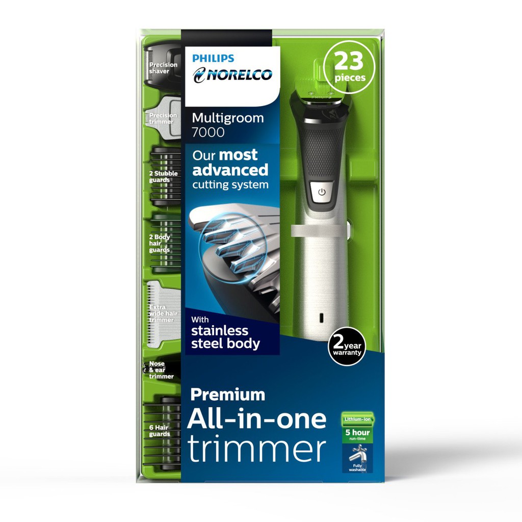 Tông Đơ Philips Norelco Multigroom 3000, 5000, 7000 đa năng Giúp Cắt Tỉa Râu, Tóc, Lông Mũi