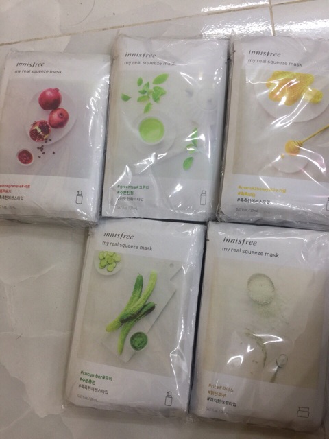 MẶT NẠ GIẤY INNISFREE MY REAL SQUEEZE MASK 20ml
