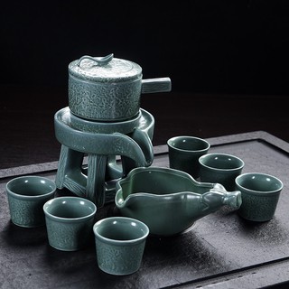 Bộ ấm trà cối xay Thiên Phúc TP-2A (màu xanh ngọc)