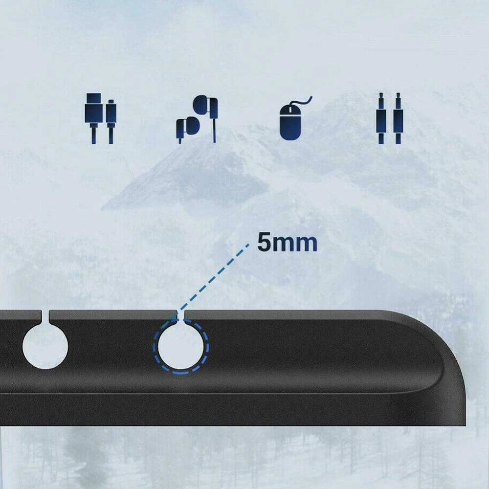 Kẹp silicone cố định dây cáp 5 lỗ tiện dụng