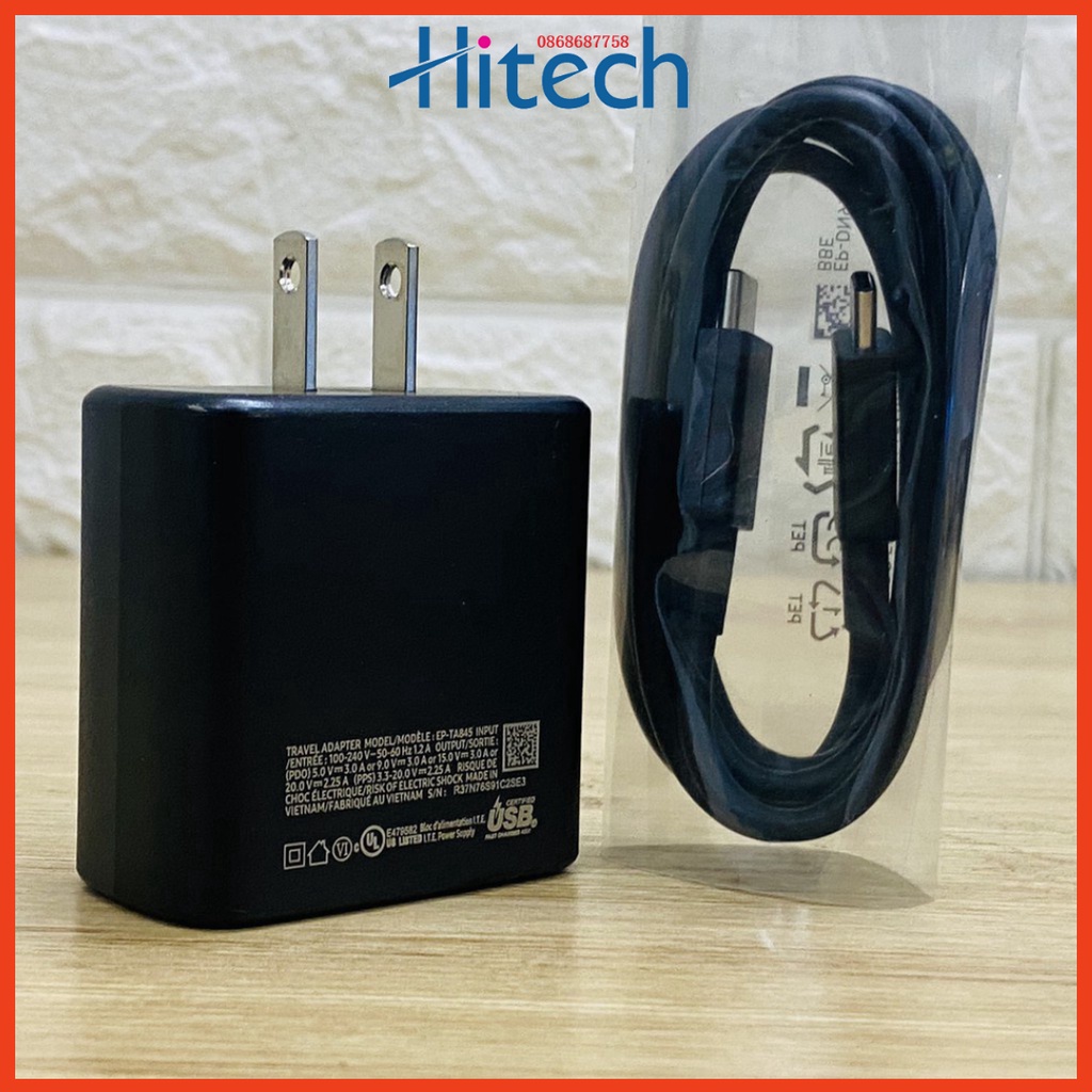 Bộ sạc nhanh Samsung 45w chính hãng sạc siêu nhanh Note 10 Plus/S20 Ultra Note 10 Plus 5G/Note 20/Note 20 Ultra