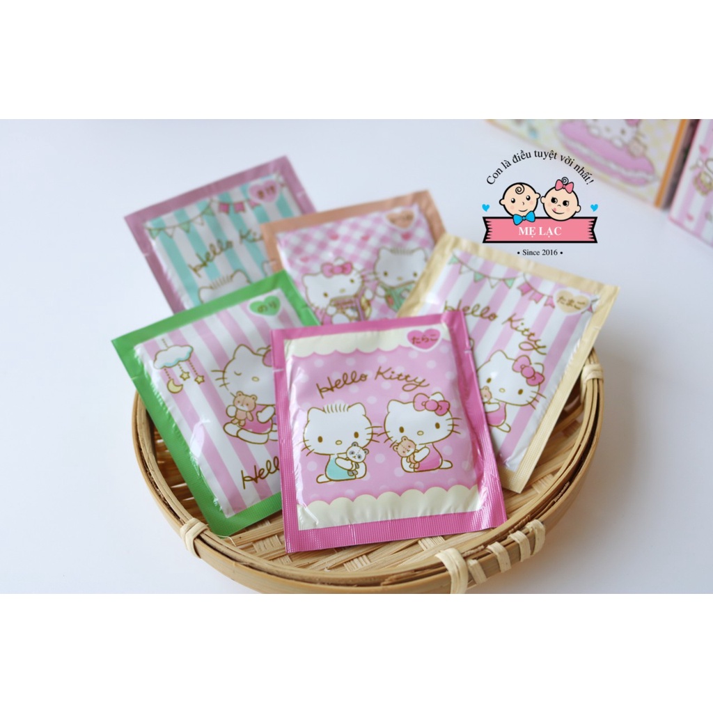 [Hello Kitty] Gia vị rắc cơm thập cẩm cho bé ăn dặm, 5 vị siêu ngon và tiện lợi