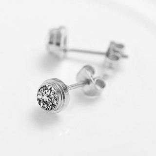 Bông tai nữ cá tính titan Tròn Họt thép không ri_BTNU25