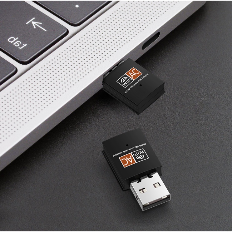 [Hỏa Tốc - BH 6 THÁNG] USB Nâng cấp thu wifi 5G, AC 5Ghz 600Mbps, có ANTEN, Gigabit cho máy bàn và laptop tốc độ cao