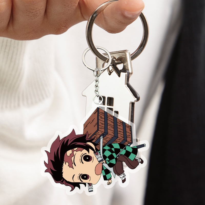 Móc Khóa Hoạt Hình Demon Slayer Kimetsu No Yaiba Tanjiro Kamado