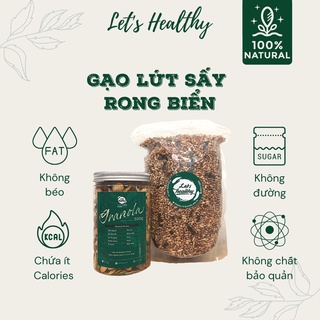 Gạo lứt sấy rong biển - Gạo lứt ăn kiêng - Bịch 500gr