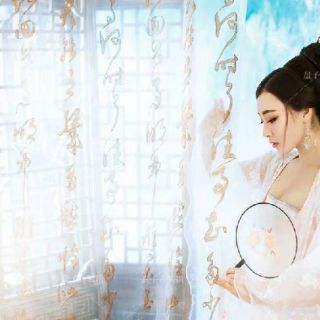 Vải voan thư pháp chụp ảnh, làm rèm