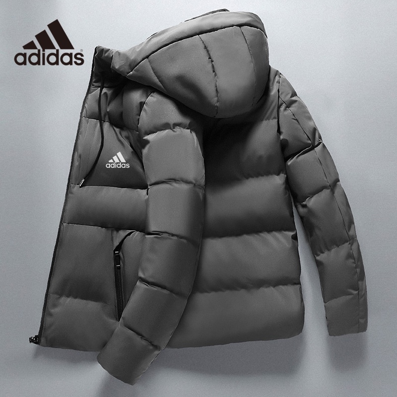Adidas Thời Trang Mùa Đông Áo Khoác Nam Xuống Áo Khoác Nhiệt Dày Áo Tuyết Đen Parka Nam Ấm Áp Áo Khoác Ngoài