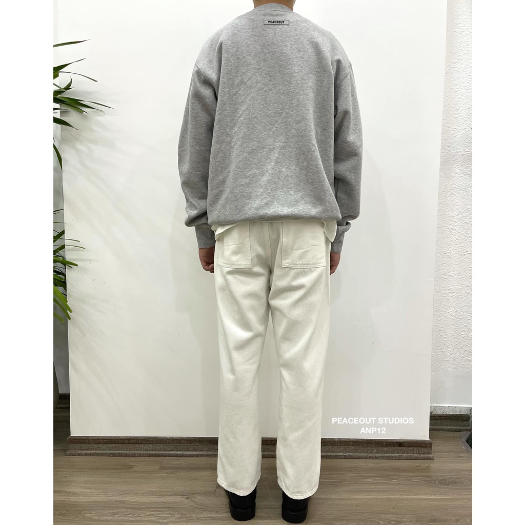 ÁO SWEATER OVERSIZE TRƠN PEACEOUT